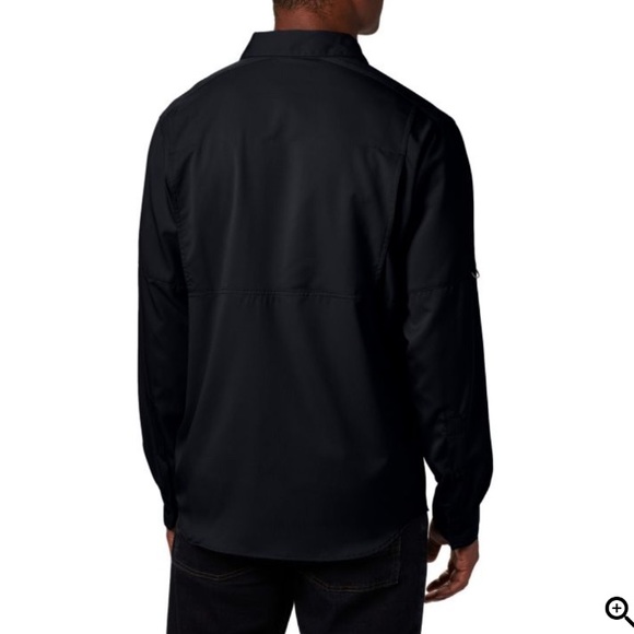 Columbia Black Silver Ridge Lite Trail Shirt 2X Tall - Picture 3 of 9